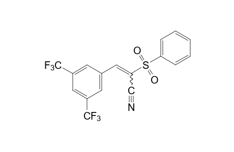 3,5-bis(trifluoromethyl)-alpha-(phenylsulfonyl)cinnamonitrile
