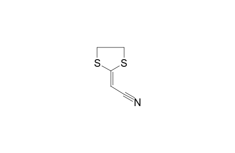 2-(1,3-dithiolan-2-ylidene)acetonitrile