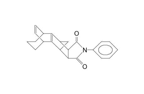 6-Phenyl-6-aza-syn, syn-pentacyclo(9.3.2.1/3,9/.0/2,10/.0/4,8/)hexadeca-2(10),15-diene