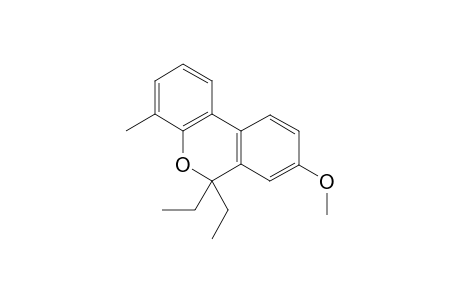 6,6-Diethyl-4-methyl-8-methoxy-6H-dibenzo[b,d]pyran