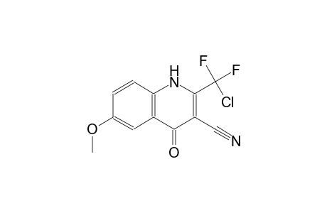 2-[chloro(difluoro)methyl]-6-methoxy-4-oxo-1,4-dihydro-3-quinolinecarbonitrile
