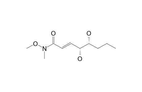 (4R,5R,E)-4,5-DIHYDROXY-N-METHOXY-N-METHYLOCT-2-ENAMIDE