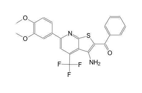 [3-amino-6-(3,4-dimethoxyphenyl)-4-(trifluoromethyl)thieno[2,3-b]pyridin-2-yl](phenyl)methanone