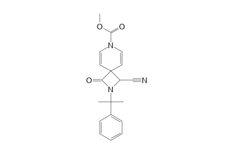 1-CYANO-2-(1-METHYL-1-PHENYLETHYL)-3-OXO-2,7-DIAZASPIRO-[3.5]-NONA-5,8-DIENE-7-CARBOXYLIC-ACID-METHYLESTER