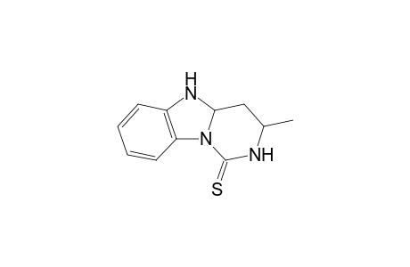 3,4,4a,5-tetrahydro-3-methylpyrimido[1,6-a]benzimidazol-1(2H)thione