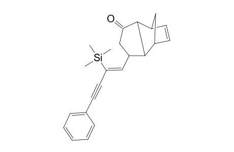 5-[(E)-1-[4-Pheyl-2-(trimethylsilyl)-1-buten-3-yn]yl]]tricyclo[5.2.1.0(2,6)]dec-8-en-3-one