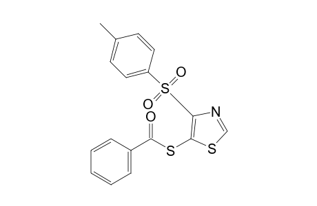 4-(p-tolylsulfonyl)-5-thiazolethiol, benzoate(ester)