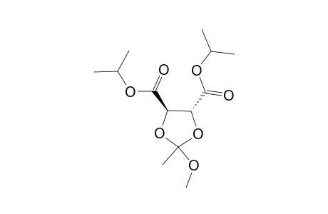 Bis(1-methylethyl) (4R)-trans-2-methoxy-2-methyl-1,3-dioxolane-4,5-dicarboxylate