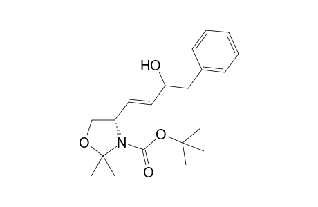 (4S)-(3'-Hydroxy-4'-phenylbut-1'(E)-enyl)-2,2-dimethyloxazolidine-3-carboxylic acid tert-butyl ester