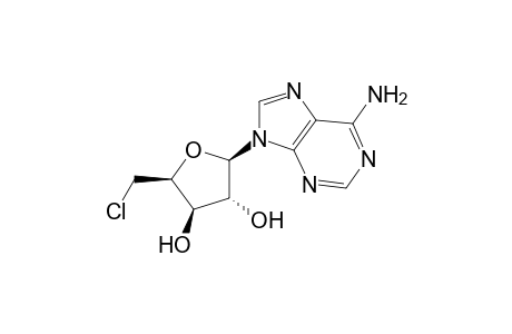 9H-Purin-6-amine, 9-(5-chloro-5-deoxy-.beta.-D-xylofuranosyl)-