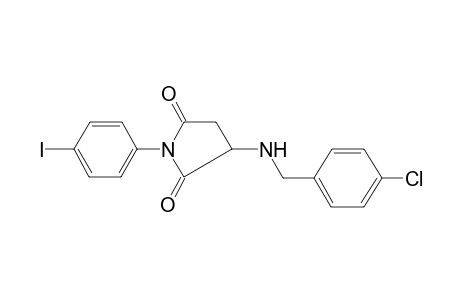 3-(4-Chloro-benzylamino)-1-(4-iodo-phenyl)-pyrrolidine-2,5-dione