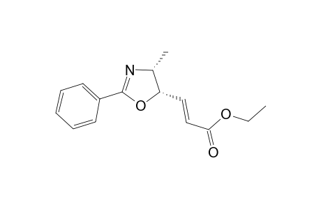 (4R,5S)-4-Methyl-5-[(E)-2-(ethoxycarbonyl)ethenyl]-2-phenyl-.delta.(2)-oxazoline