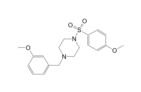 1-(3-methoxybenzyl)-4-[(4-methoxyphenyl)sulfonyl]piperazine