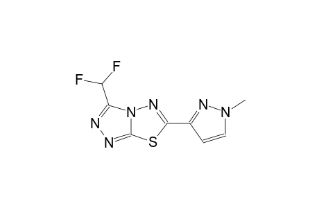 3-(difluoromethyl)-6-(1-methyl-1H-pyrazol-3-yl)[1,2,4]triazolo[3,4-b][1,3,4]thiadiazole