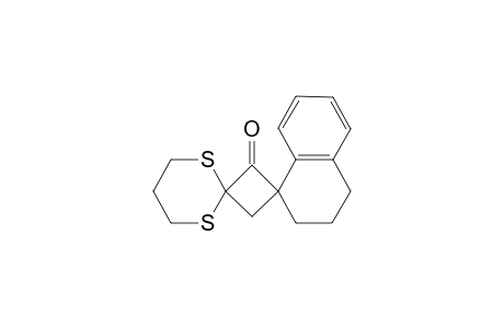 Dispiro[1,3-dithiane-2,1'-cyclobutane-3',1''(2''H)-naphthalen]-2'-one , 3'',4''-dihydro-