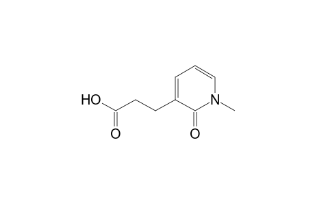 3-Pyridinepropanoic acid, 1,2-dihydro-1-methyl-2-oxo-