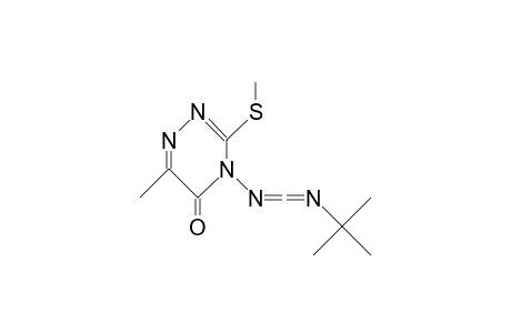 tert-Butyl-(6-methyl-3-methylthio-4,5-dihydro-1,2,4-triazin-5-on-4-yl)-carbodiimide