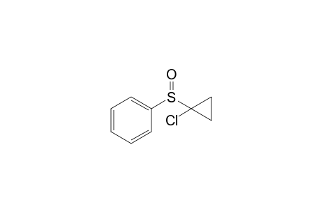 (1-Chloranylcyclopropyl)sulfinylbenzene