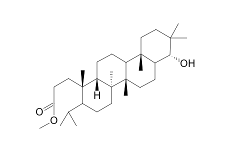 Methyl 22.alpha.-hydroxy-3,4-secostictan-3-oate