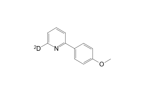 2-(4-Methoxyphenyl)-6-deuteriopyridine