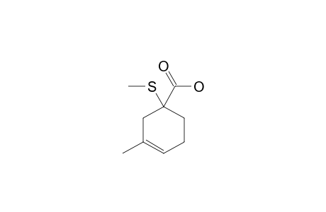 3-Methyl-1-thiomethyl-3-cyclohexene-1-carboxylic-acid
