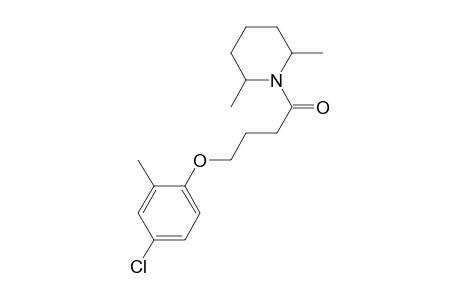 4-(4-Chloranyl-2-methyl-phenoxy)-1-(2,6-dimethylpiperidin-1-yl)butan-1-one