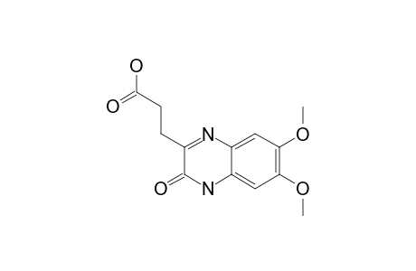 6,7-DIMETHOXY-2-(1-H)-QUINOXALINONE-3-PROPIONYL-CARBOXYLIC-ACID;DQP