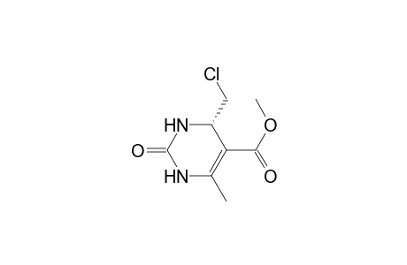 5-Pyrimidinecarboxylic acid, 4-(chloromethyl)-1,2,3,4-tetrahydro-6-methyl-2-oxo-, methyl ester, (S)-