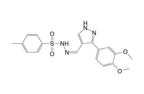 N'-{(Z)-[3-(3,4-dimethoxyphenyl)-1H-pyrazol-4-yl]methylidene}-4-methylbenzenesulfonohydrazide