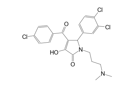 4-(4-chlorobenzoyl)-5-(3,4-dichlorophenyl)-1-[3-(dimethylamino)propyl]-3-hydroxy-1,5-dihydro-2H-pyrrol-2-one