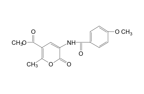 3-(p-ANISAMIDO)-6-METHYL-2-OXO-2H-PYRAN-5-CARBOXYLIC ACID, METHYL ESTER