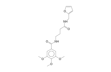 1-Furfurylcarbamoyl-3-(3,4,5-trimethoxybenzamido)propane