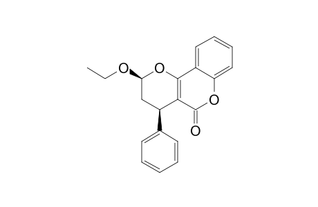 CIS-3,4-DIHYDRO-2-ETHOXY-4-PHENYL-2H,5H-PYRANO-[3,2-C]-[1]-BENZOPYRAN-5-ONE