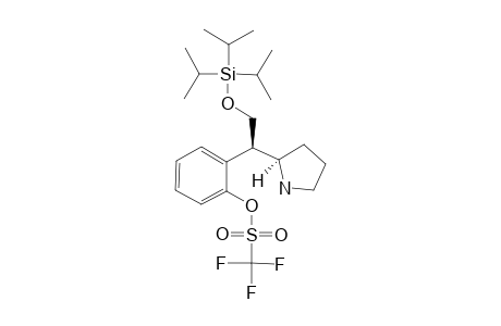 trifluoromethanesulfonic acid [2-[(1R)-1-[(2R)-pyrrolidin-2-yl]-2-triisopropylsilyloxy-ethyl]phenyl] ester
