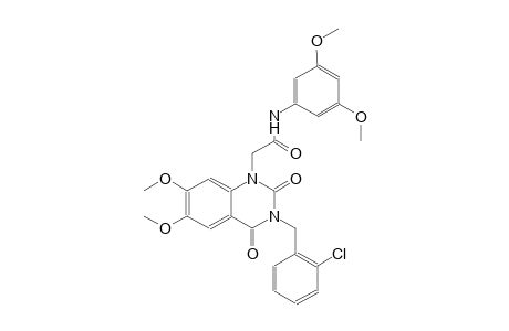 2-(3-(2-chlorobenzyl)-6,7-dimethoxy-2,4-dioxo-3,4-dihydro-1(2H)-quinazolinyl)-N-(3,5-dimethoxyphenyl)acetamide