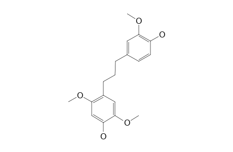 GRIFFITHONE_A;1-(4-HYDROXY-2,5-DIMETHOXYPHENYL)-3-(4-HYDROXY-3-METHOXYPHENYL)-PROPANE