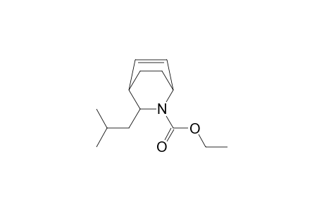 N-(ethoxycarbonyl)-3-exo-isobutyl-2-azabicyclo[2.2.2]oct-5-ene