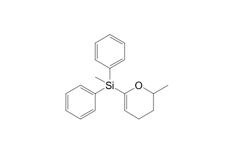 Methyl-(2-methyl-3,4-dihydro-2H-pyran-6-yl)-diphenyl-silane