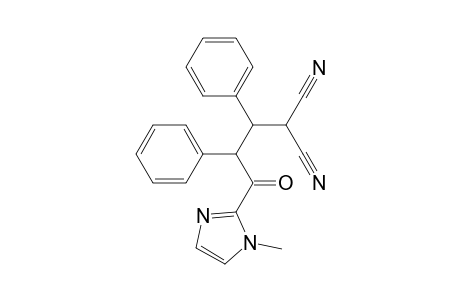 2-[3-(1-Methyl-1H-imidazol-2-yl)-3-oxo-1,2-diphenylpropyl]malononitrile