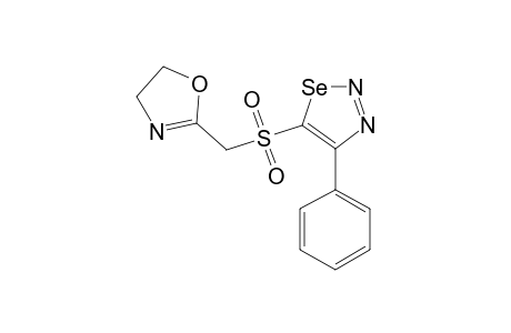 5-(4',5'-DIHYDROOXAZOL-2'-YL-METHYLSULFONYL)-4-PHENYL-1,2,3-SELENADIAZOLE