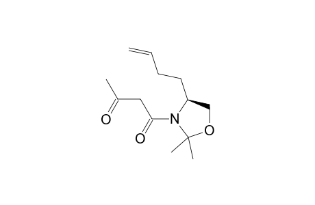 (S)-4-(3-Butenyl)-2,2-dimethyl-3-(1,3-dioxobutyl)-1,3-oxazolidine