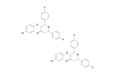 2,6-DI-(PARA-FLUOROPHENYL)-3-(PARA-CHLOROPHENYLTHIO)-PIPERIDIN-4-ONE