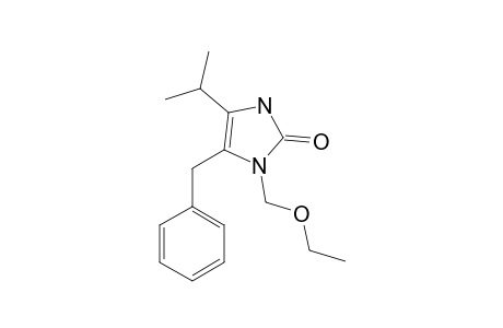 4-BENZYL-3-ETHOXYMETHYL-5-ISOPROPYL-1,3-DIHYDROIMIDAZOL-2-ONE