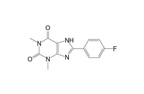 8-(4-fluorophenyl)-1,3-dimethyl-7H-purine-2,6-dione