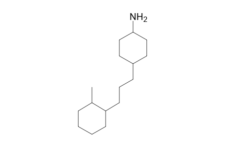 Cyclohexanamine, 4-[3-(2-methylcyclohexyl)propyl]-