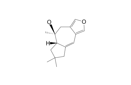 FUROSCROBICULIN-B;(7ASR,8SR)-5,6,7,7A,8,9-HEXAHYDRO-6,6,8-TRIMETHYLAZULENO-[5,6-C]-FURAN-8-OL