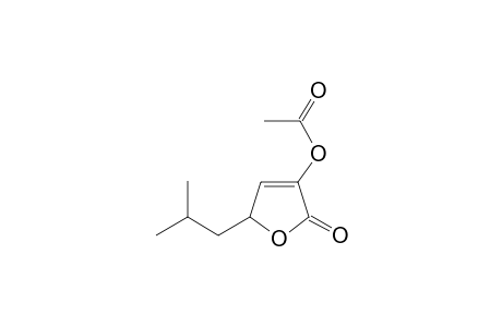 acetic acid (5-isobutyl-2-keto-5H-furan-3-yl) ester