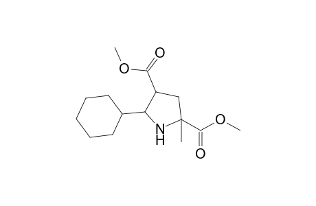 Dimethyl 5-cyclohexyl-2-methylpyrrolidine-2,4-dicarboxylate