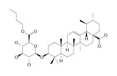 3-BETA-HYDROXYURS-12-EN-28-OIC-ACID-3-O-BETA-D-GLUCURONOPYRANOSIDE-6'-O-BUTYLESTER