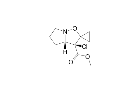 (3'S*,3a'S*)-3'-Chloro-3'-(methoxycarbonyl)tetrahydrospiro[cyclopropane-1,2'(3H)-pyrrolo[1,2-b]isoxazole]